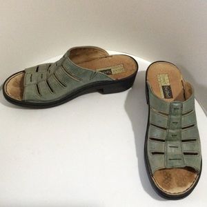 Josef Seibel leather sandals mules